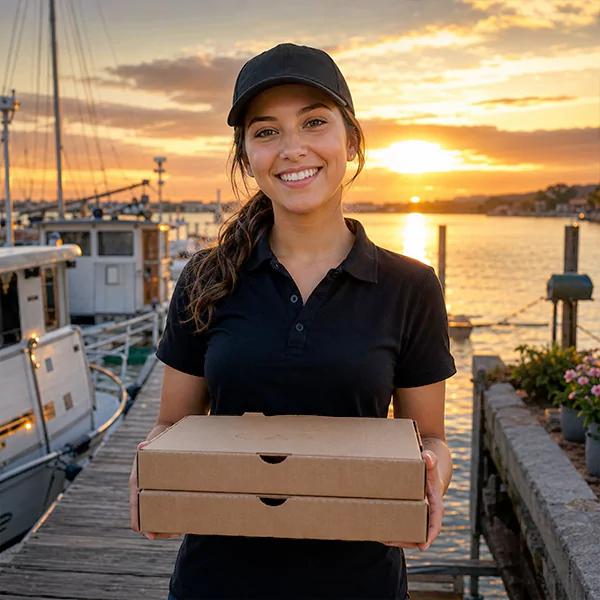Perth new BBQ boat with pizza delivery service available after 6 PM on Swan River