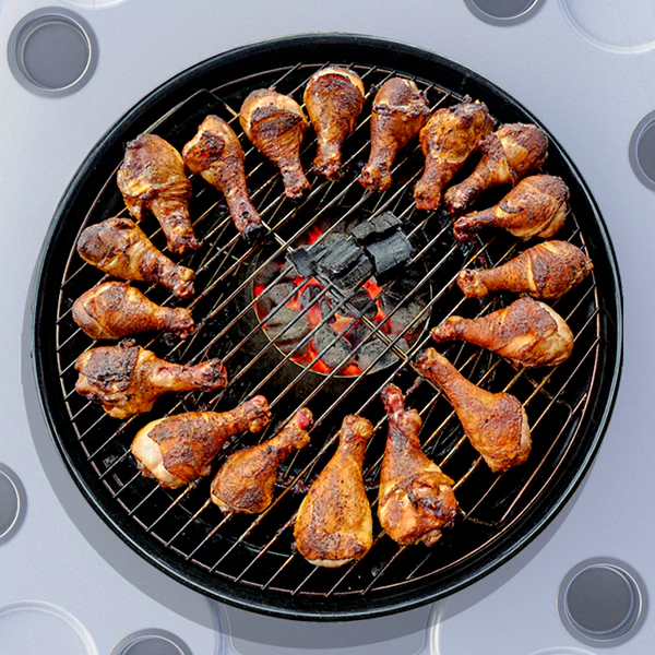 bbq boat table and 22in weber grill